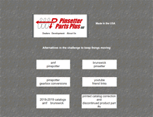 Tablet Screenshot of pinsetterpartsplus.com